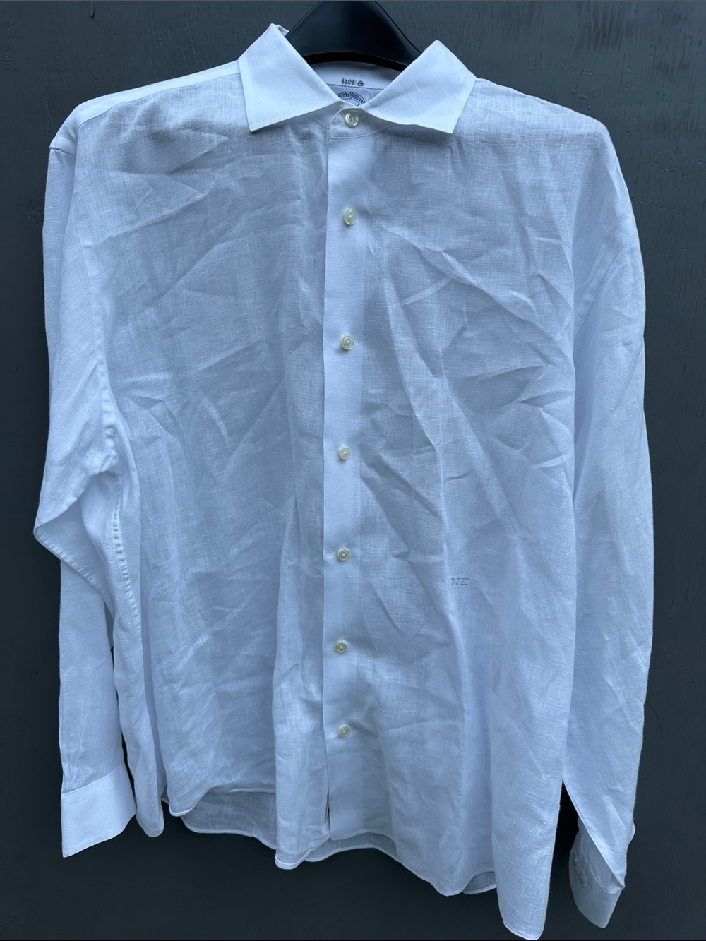 Brooks Brothers White Long-Sleeve Dress Shirt